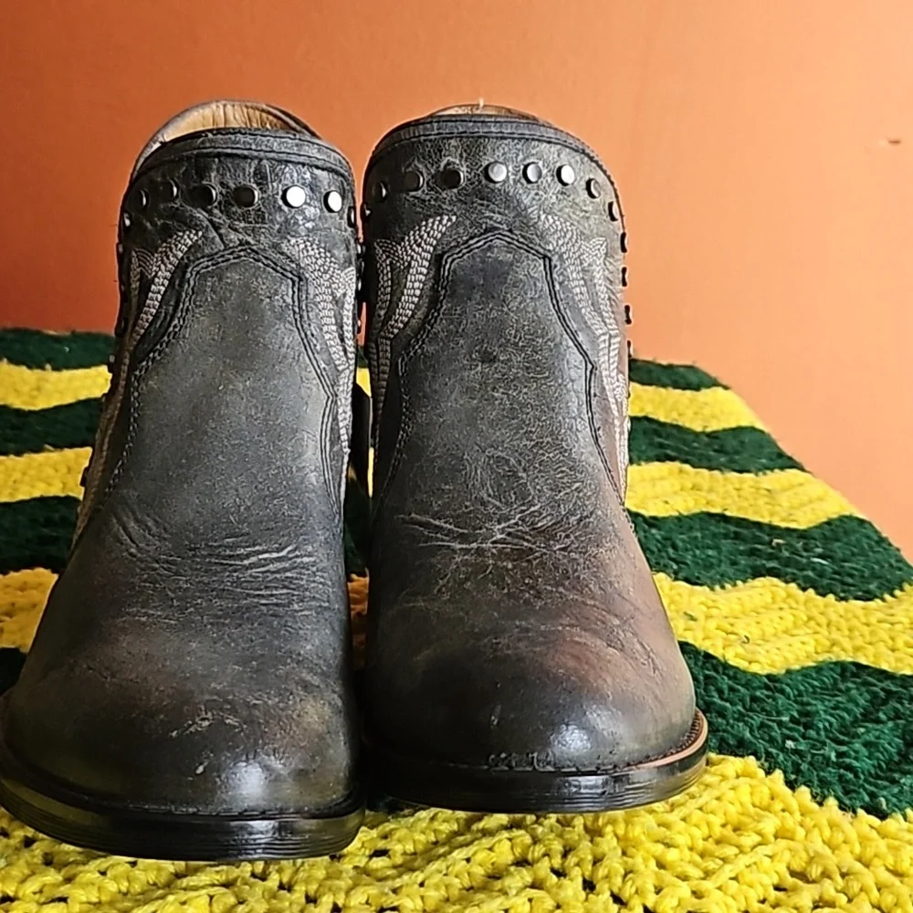 NEW! Sterling River Leather Ankle Zip-Up Boots! Made in Mexico!! 🇲🇽 - Picture 5 of 14